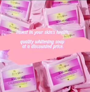 (FDA Approved) Enza Glam Beauté Kagayaku Cleansing Soap Brightening Exfoliating Reduces Scars and Blemishes Hydration