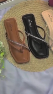 Lidora Store LS306 - Sandal Flat | sendal jepit santai wanita | sandals pergi / rumah flats cewek perempuan
