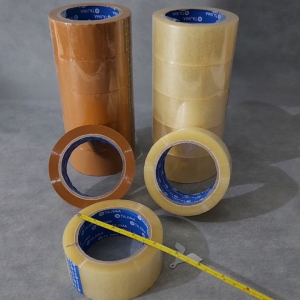 Lakban Tajima Blue Core 2Inch (45mm) x 100Yards Lakban Bening Coklat Murah TOP Kuat Lengket