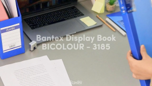 [BMS Stationery] Bantex Bicolour Display Book 40 Folio 3185