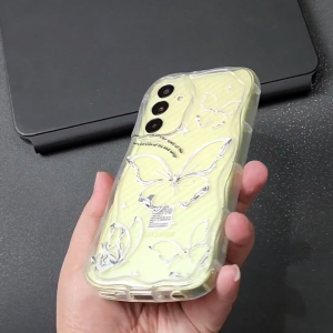 Case Melting Softcase Bening Silikon Wave Clear Case Gambar Motif GLC-1