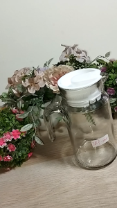 CHOBIG Pitcher Kaca / Ceret Bening 600ml IRP