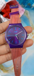 Đồng hồ nữ j axis mặt trãi tia dây cao su second hand si nhật đã qua sử dụng