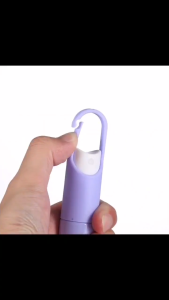 3pcs Hook Keychain Spray Bottle Alcohol Portable Mist Sprayer Storage Atomizer Container Refillable(20ml)
