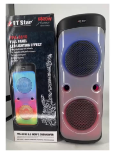 FT STAR FPA-8810 8.5inch X2 Big Karaoke Trolley Party Bluetooth Tws Speaker With Wireless Microphone