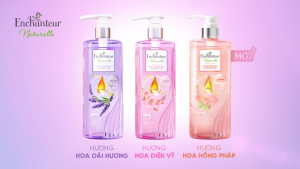 Combo 2 chai sữa tắm Enchanteur Iris 510gr- Sữa tắm hương hoa diên vĩ trắng da dưỡng ẩm mềm mịn da