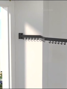 Folding Wall Mounted Hanger Indoor Balcony Window Telescopic Retractable Rotation Clothes Towel Drying Rack Aluminum