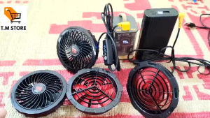 (Quạt 12v Siêu Mạnh) Quạt Áo Điều Hòa 12V Không Chổi Than Chạy Khỏe Bền Phụ Kiện Áo Điều Hòa