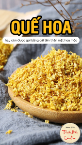 Quế hoa 100g trà hoa mộc khô thơm trà mộc quế hoa dùng pha trà làm bánh làm thạch