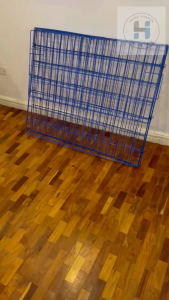 Square Pen 3X3X3 Blue coated/chicken/game fowl/cock cage /collapsible/ Kulungan ng manok