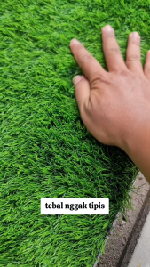 1m x 11m | Rumput Sintetis Swiss 3cm | Hijau Tebal Halus | Premium