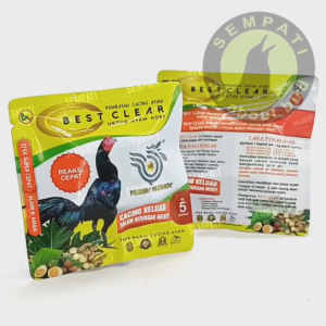SEMPATI Best Clear Sachet Isi 5 Kapsul Obat Cacing Ayam Obat Ayam Kurus Cacingan Best Clear Kapsul Rubby Pakhoy Basmi Cacing Obat Herbal Ayam Hoby Anti Lesu Lemas Pucat