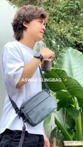 BAYT Tas selempang Pria Aswad slingbag handbag pria clutch bag