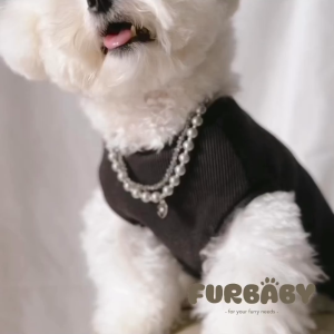 Kalung Mutiara Liontin | Kalung Anjing Kucing Lucu Model Mutiara Elegan | Pet Cat Dog Necklace Pearl | Pet Accessories