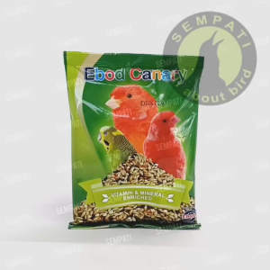 SEMPATI Ebod Canary 200gr Pakan Harian Burung Kenari Finch Blackthroat Sanger Lovebird Branjangan Pakling Sanma Pakan Burung Pemakan Biji Bijian Mix Seed