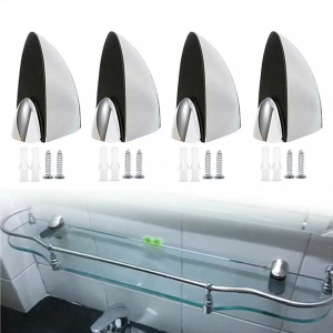 2 Pcs Jepitan Kaca Penjepit Kaca Dinding Jepit Kaca Stainless Ambalan Penjepit Kaca