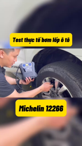 Máy Bơm Ô Tô Xe Máy Đa Năng Michelin 12266 Dây điện: 305cm Dây bơm: 50cm (Bảo hàng 6 tháng)
