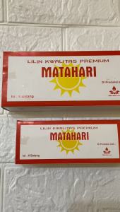 Lilin Mati Lampu & Lilin Doa Putih 50 Cap Matahari