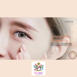 SwS (COD) SOFTLENS MINUS I SEE YOU 14.5MM OMEGA (BROWN) GRATIS TEMPAT SOFLEN