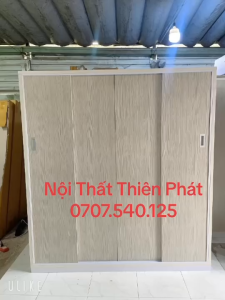 Tủ nhựa đài loan 4 cánh màu sồi kem [ Hàng cao cấp ] Miễn phí giao hàng
