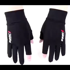 Half Finger Motorcycle Cycling Glove Ice Silk Non-Slip Riding Glove Breathable Sarung Tangan Motor Gym Glove
