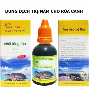 Dung dịch Hỗ trợ Trị Nấm cho Rùa Cảnh Thối mai Thối yếm Đốm trắng Nhiễm trùng Đau Mắt ở Rùa Cảnh