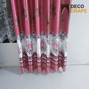 Gorden Rumbai Poni Terbaru Kain Blackout Import Motif Batik Modern Style