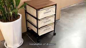 Simple Bedside Table & Minimalist Side Cabinet: A Stylish & Compact Bedroom Solution