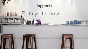 Logitech Keys-To-Go 2 Portable Wireless iPad Keyboard With Built-in Cover Slim and Compact Wireless Keyboard for iPad iPhone Mac and Apple TV Easily Switch Between Devices