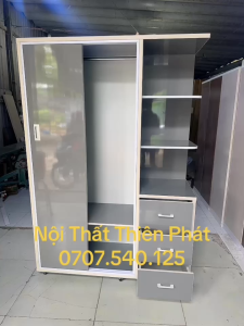 [ SIÊU RẺ ] Tủ quần áo cửa lùa 2 cánh 3 cánh nhựa đài loan cao cấp 2 lớp