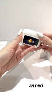 EARPODS !! ANC/ENC LED LCD TWS True Wireless Stereo Bluetooth - WHITE A9 PRO AMBIENT SOUND Earphone v5.3 Freepods Lite Waterproof ENC T W S x MDL (Mobile Legend) Headseat Handsfree Handfree Hands Hand Free Earphone Tanpa kabel handseat POD A9 EARPOD