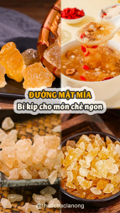 Đường phèn mật mía 100g đường phèn vàng kết tinh dùng nấu chè chưng yến tạo vị ngọt tự nhiên