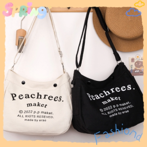 LHSunday งานใหม่แกะกล่อง กระเป๋าสะพายไหล่แฟชั่นสไตล์เกาลี งานสวย ดีเทลสกรีนลายภาษาอังกฤษ วัสดุคุณภาพคุ้มราคา ตัวสายสามารถปรับขนาดได้ตามต้องการ ใบใหญ่ใส่ของจุกๆ รีบสั่งได้เลย