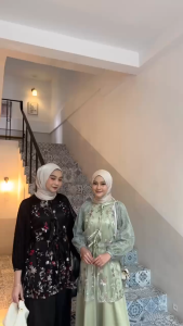 NEW- KAYLA DRESS OUTER TILLE GARDEN BUSUI DRESS KONDANGAN GAMIS BRUKAT TERBARU GAUN KONDANGAN WANITA