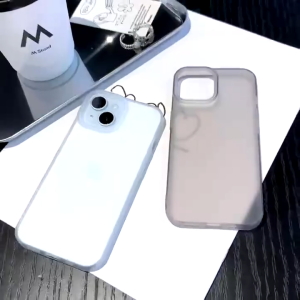 Ốp lưng điện thoại nhám mờ chống vân tay mỏng dẻo trong suốt 17 xsmax 16 15 plus 14 13 11 Pro MAX 14 Plus 12 Pro MAX MVSTORE