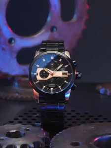 Jam Tangan Pria Terbaru/Jam Tangan Pria Terlaris 8889 Rantai Stainless Stell Chrono Dan Tanggal Aktif Tahan Air Garansi Resmi 1 Tahun