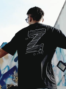 UZIS Casual Sports Loose Short Sleeve Basketball Knitted Top T-shirt - Imagination