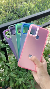 Hard Case For S4MSUNG A21S Hologram Mika Silicon Casing Hybrid Silicon Cover Pelindung HP Macaron