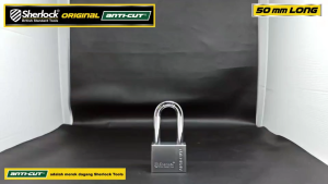 Gembok Original Sherlock Tools Anti Cut 50 mm Panjang Anti Maling
