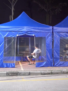 【รับประกัน10ปี】เต็นท์ขายของ เต้นท์พับ พร้อมผ้าข้าง ผ้าสี่ด้าน เต้นพับขายของ 2x2 3x3 2x3 3x4.5 3x6m เต็นท์จอดรถ เต้นท์ 800dผ้าหนาผ้าใบ ทนฝน กันแดด 3ด้าน ผ้าข้างเต้นท