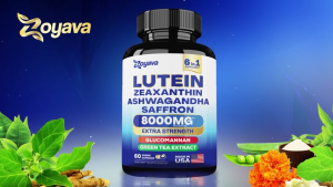 Lutein & Zeaxanthin Supplement 8000 mg Eye Vitamins with Saffron for Adults Eye Health Supplement to Support Vision and Eyes