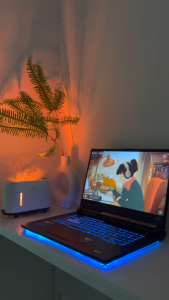 [KIRONA SCENT] Blazing Fire Flame Aroma Diffuser | 240ML | Ultrasonic Humidifier | 7 LED Lights | Remote Control | Free 30ml Water Soluble Essential Oil | Luxurious Hotel & Mall Scents - Lazada