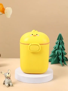 Tempat Susu Bubuk Bayi Kotak Penyimpanan Susu Bubuk Portable Storage Box Karakter Lucu Kontainer Susu