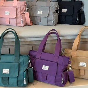 Bloom Energy C3800 Women Large Capacity Fashion Nylon Waterproof Office Commuter Tote Bag