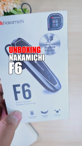 Nakamichi F6 Mono Headset Bluetooth Noise Cancelling Wireless Earphone Mic HD Black