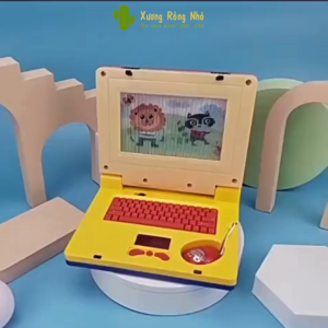 Đồ chơi laptop máy tính xách tay cho bé có màn hình chuyển động phát nhạc kèm chuột có đèn led Đồ Chơi Giáo Dục Cho Bé Trai Và Bé Gái - Lazada