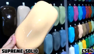 2K Paint AIKKA CS84 Teh Susu OLD SCHOOL SOLID SERIES Car Motor Paint DIY Aerosol Spray Bottle Cat Bancuh Kereta 车漆