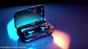 9D Sound Super Bass 2000mah Tws 5.0 Bluetooth Headset Amoi F9 Inpod Gaming Headset Wireless Headset Led Headset Headset Android Headset