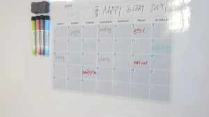 A3 Erasable Month Planner Magnetic Calendar INS Fridge Post Message Board Monthly Planner Set Whiteboard Calendar Magnet