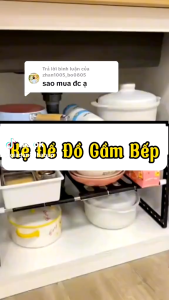 Giá để đồ nhà bếp Kệ để gầm nhà bếp tiện lợi gọn gàng 2024